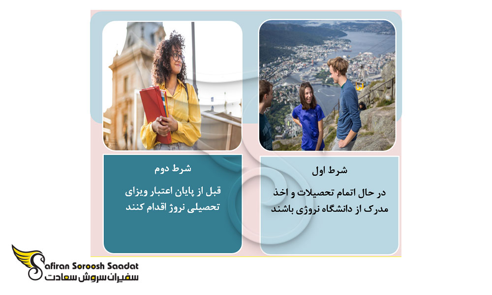 شرایط تبدیل ویزای تحصیلی به ویزای کاری نروژ