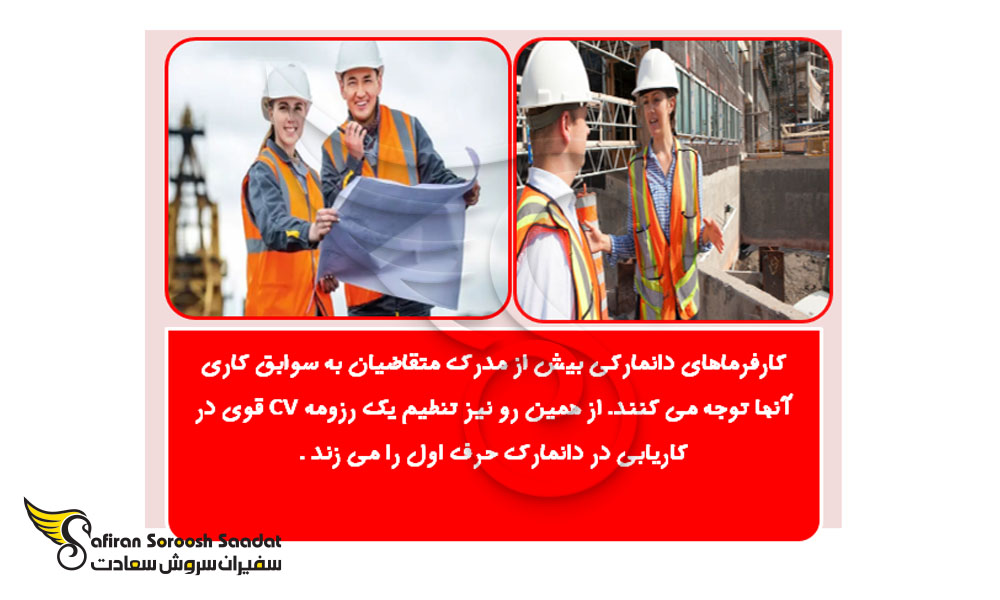 اهمیت cv در روند کاری مهاجرت به دانمارک