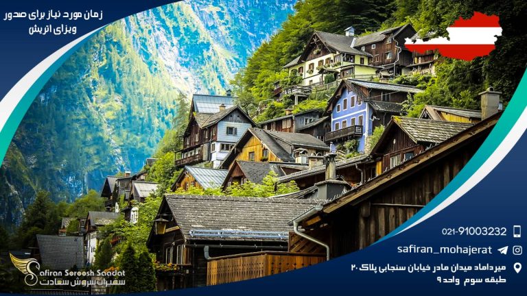 زمان مورد نیاز برای صدور ویزای اتریش