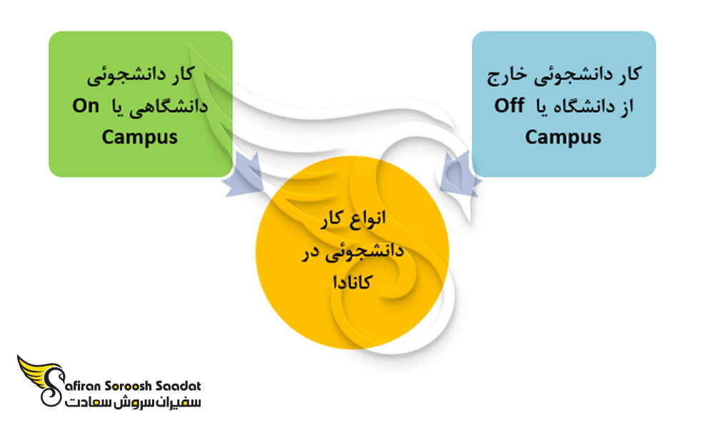 انواع کار دانشجوئی در کانادا