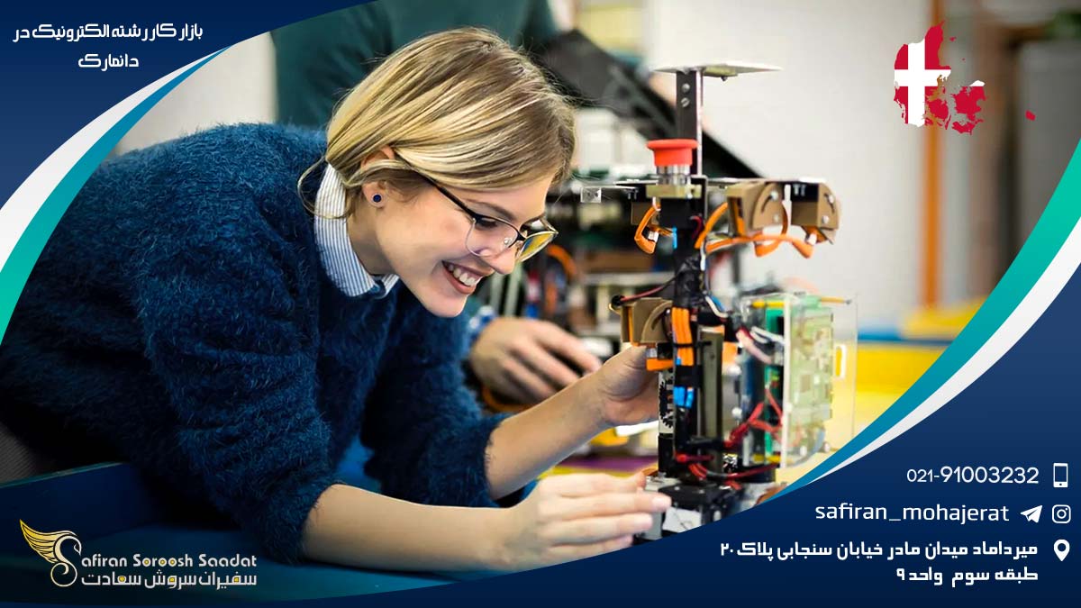 بازار کار رشته الکترونیک در دانمارک