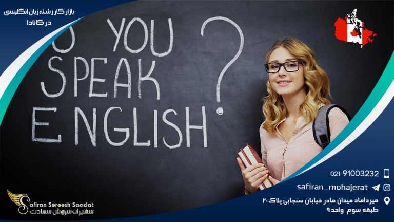 بازار کار رشته زبان انگلیسی در کانادا