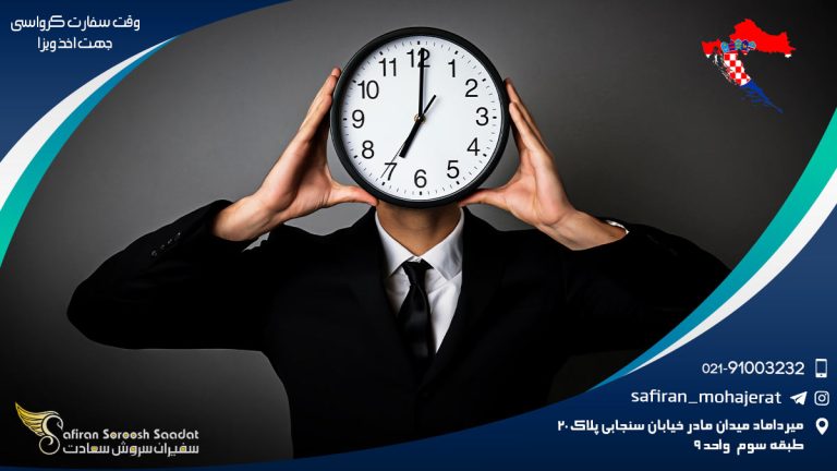 وقت سفارت کرواسی جهت اخذ ويزا