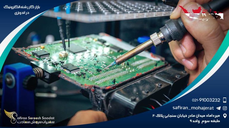 بازار کار رشته الکترونیک در اندونزی