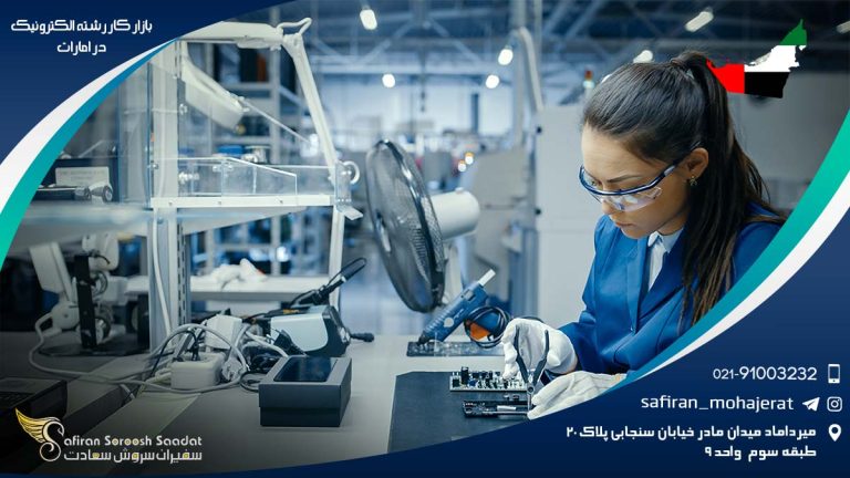 بازار کار رشته الکترونیک در امارات
