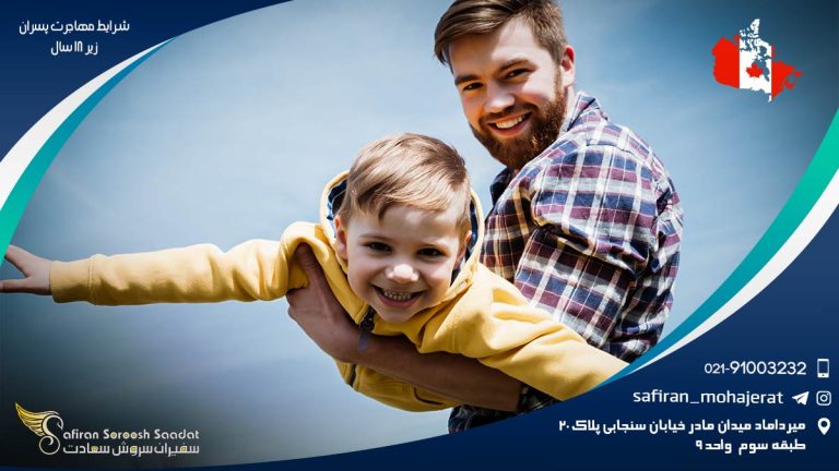 شرایط مهاجرت پسران زیر 18 سال