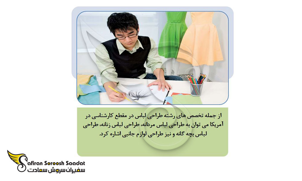 شرایط تحصیل رشته طراحی لباس در آمریکا