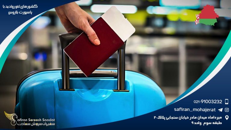 کشورهای لغو روادید با پاسپورت بلاروس