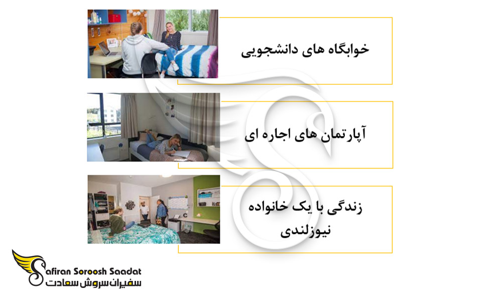 محبوب ترین انواع خوابگاه یا مسکن در بین دانشجویان بین المللی در نیوزلند