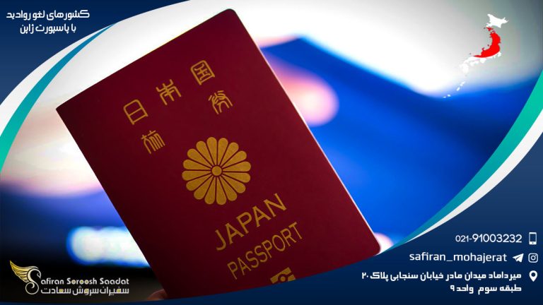 کشورهای لغو روادید با پاسپورت ژاپن