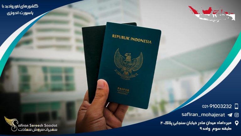 کشورهای لغو روادید با پاسپورت اندونزی