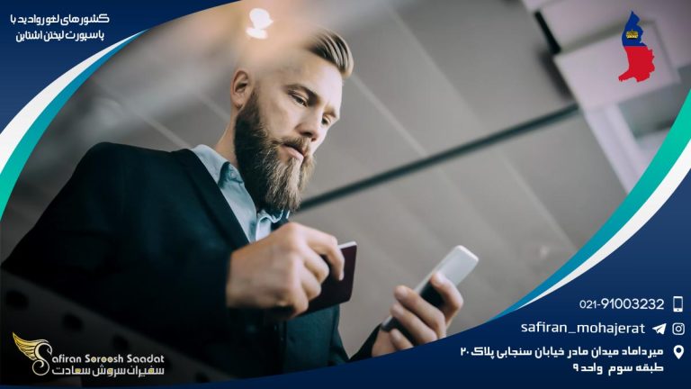 کشورهای لغو روادید با پاسپورت لیختن اشتاین