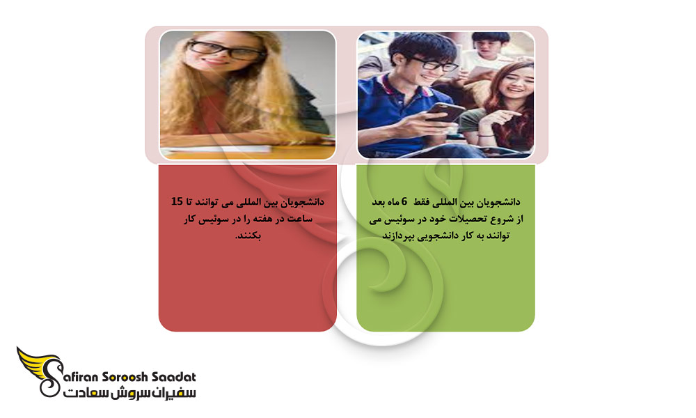 شرایط کار دانشجویی در سوئیس