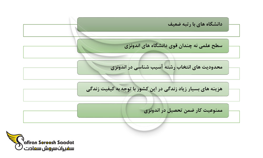 نکات منفی در رابطه با زندگی در اندونزی