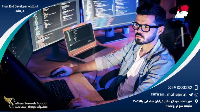 استخدام Front End Developer در هلند