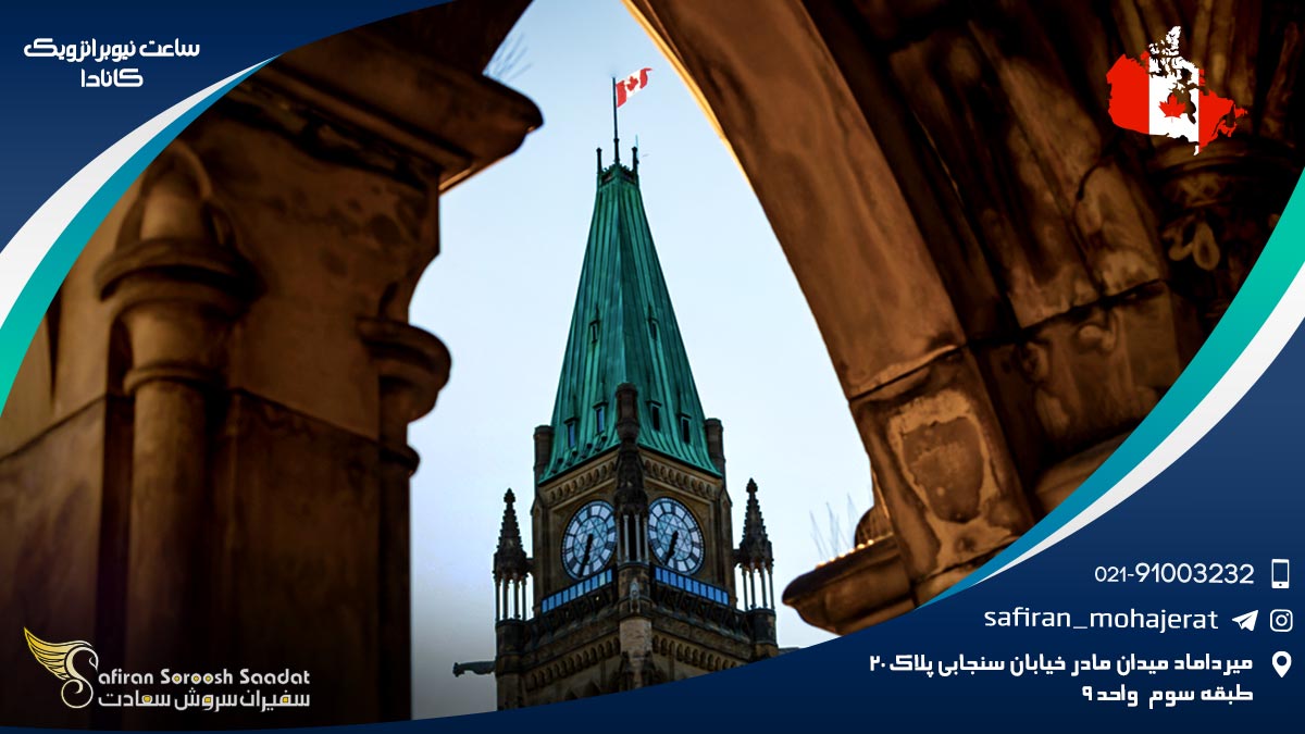 ساعت نیوبرانزویک کانادا