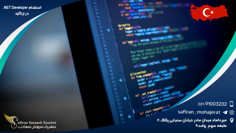 استخدام NET Developer. در ترکیه