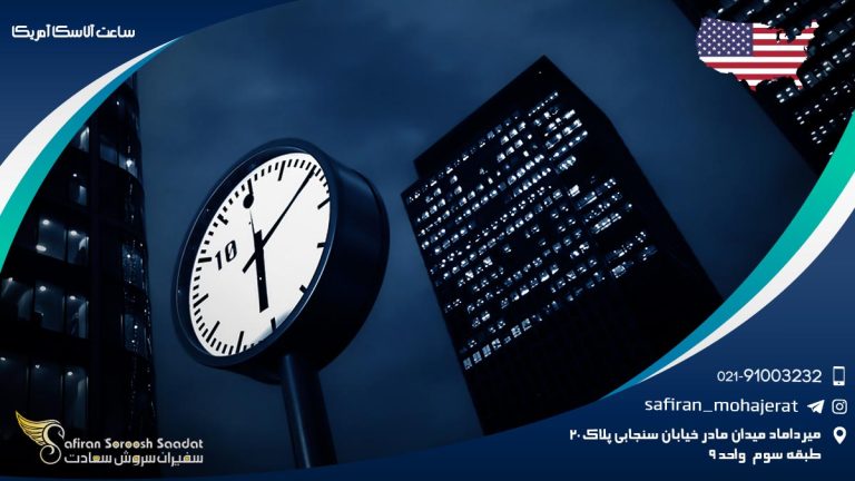 ساعت آلاسکا آمریکا