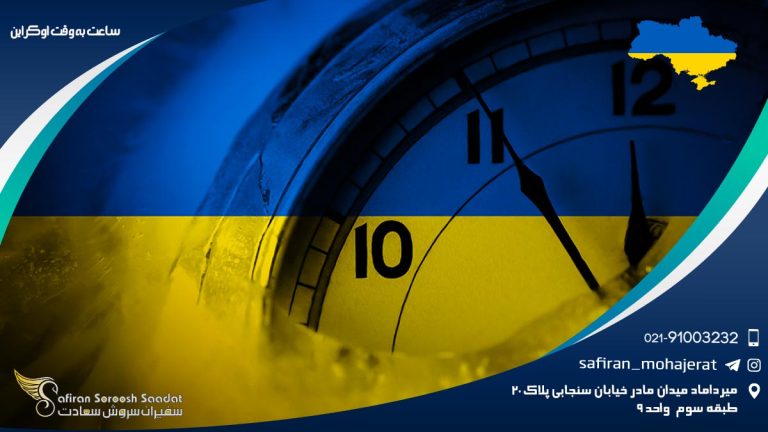 ساعت به وقت اوکراین
