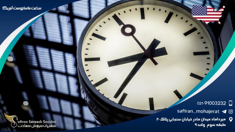 ساعت ماساچوست آمریکا