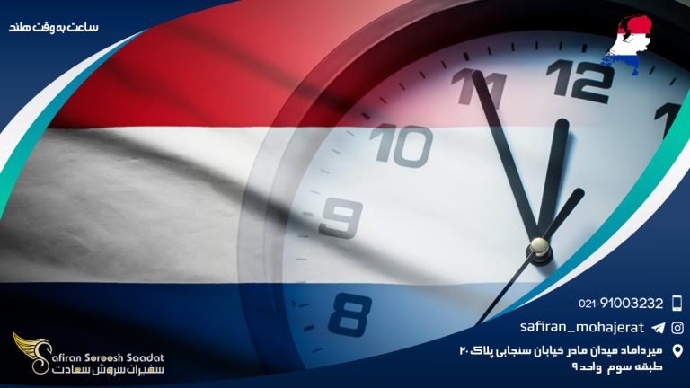 ساعت به وقت هلند