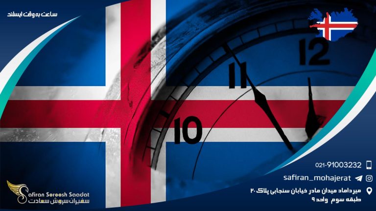 ساعت به وقت ایسلند