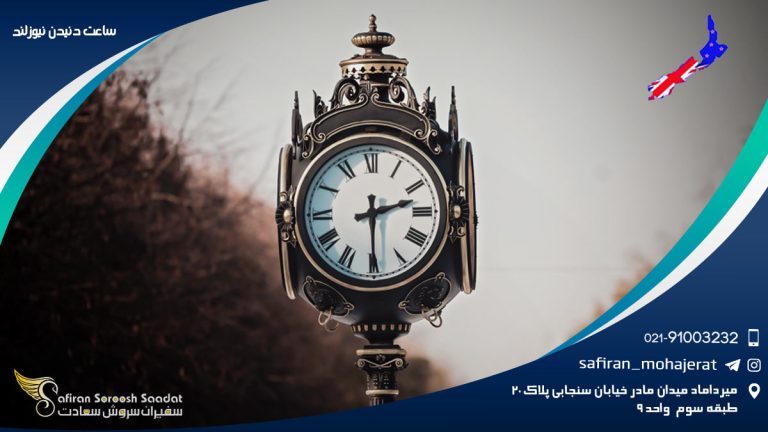 ساعت دنیدن نیوزلند
