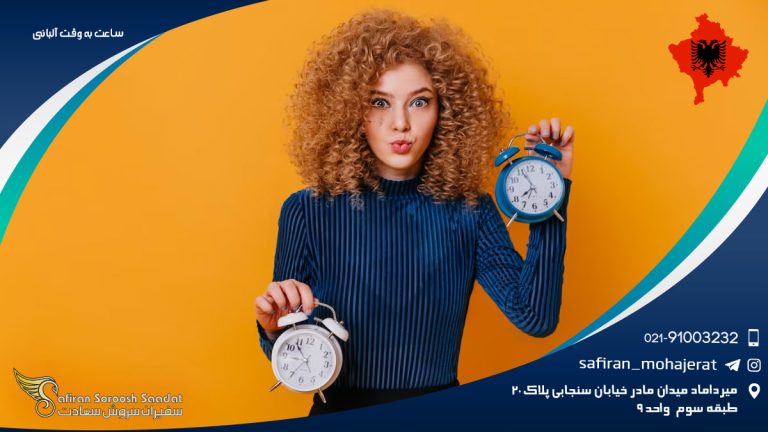 ساعت به وقت آلبانی