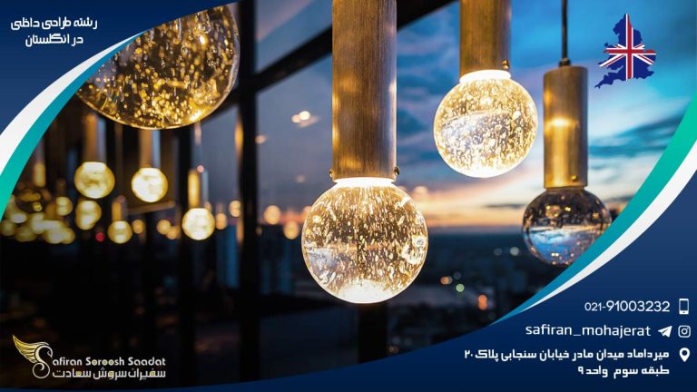 رشته طراحی داخلی در انگلستان