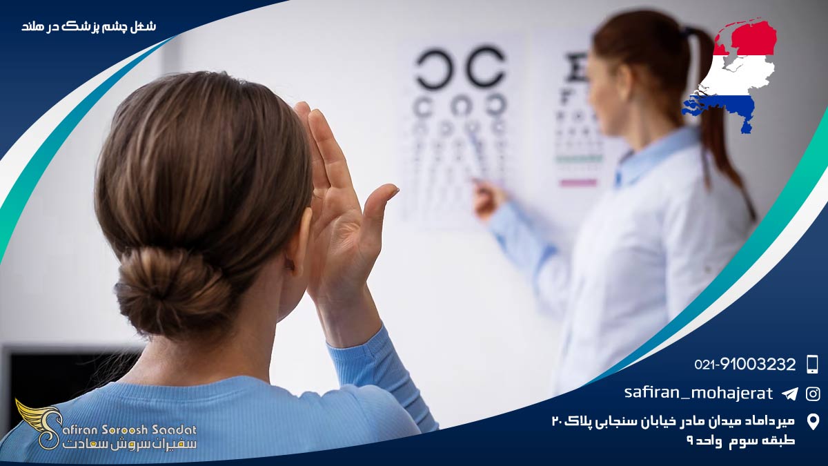 شرایط ورود به بازار کار هلند برای یک چشم پزشک شغل چشم پزشک در هلند