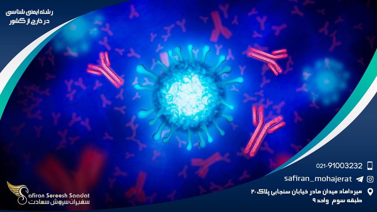 رشته ایمنی شناسی در خارج از کشور