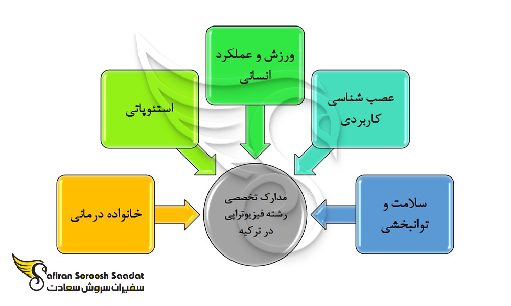 مدارک تخصصی با تحصیل فیزیوتراپی در ترکیه
