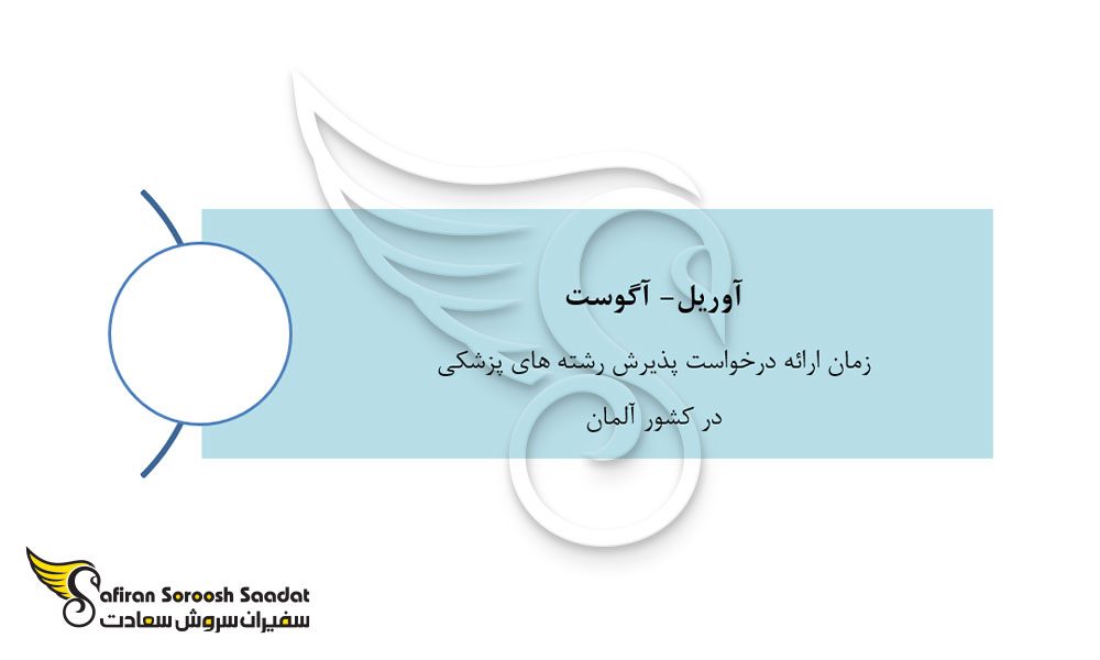 زمان ارائه درخواست برای پذیرش رشته ای پزشکی در آلمان