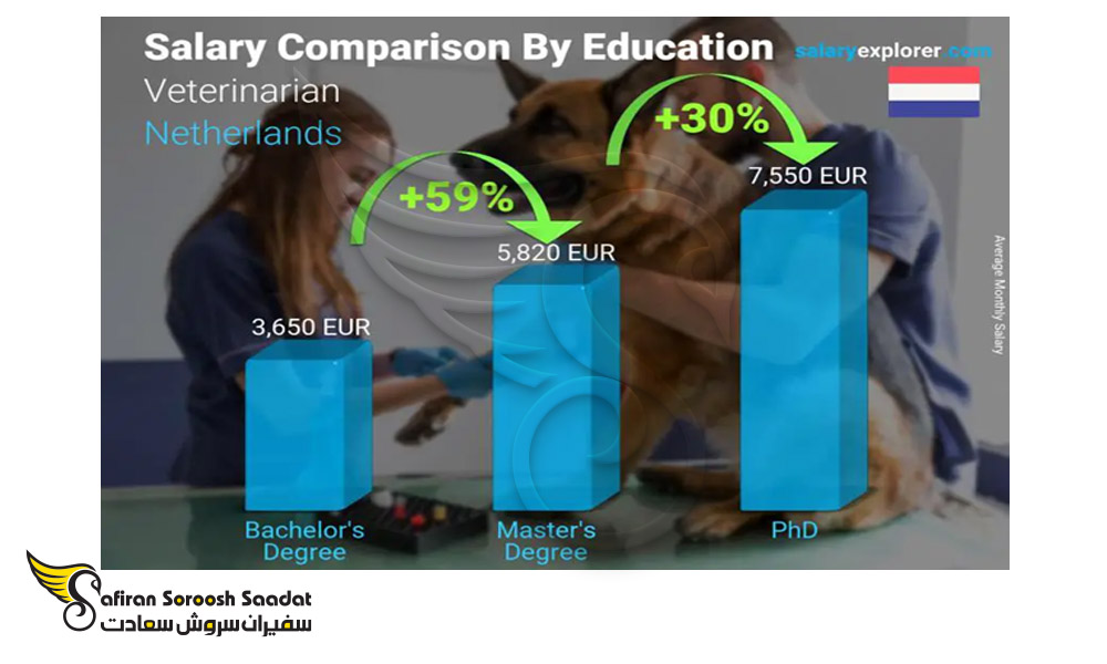 vet-salaries-in-netherlands-based-on-studies