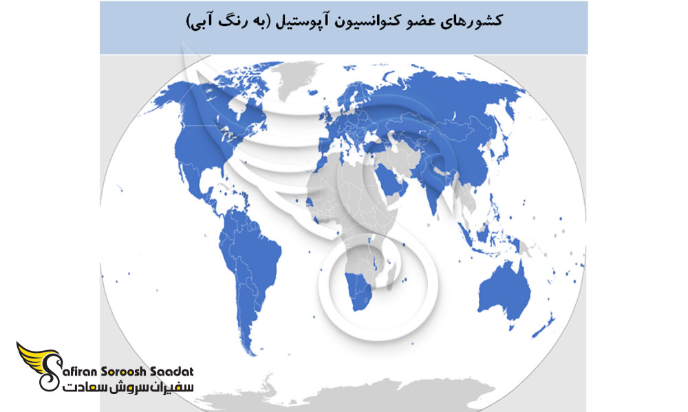 کشورهای عضو کنوانسیون آپوستیل